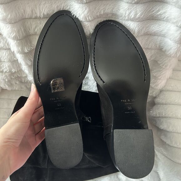 Rag and Bone Ashby Suede Over The Knee Boots Size 38 NIB - Picture 6 of 16